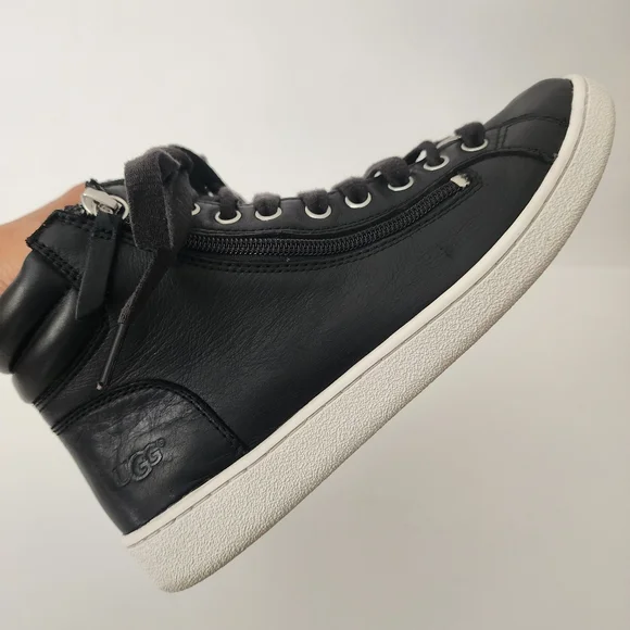 UGG Shoes Ugg Black Olive Hightop Sneaker Womens Size 85